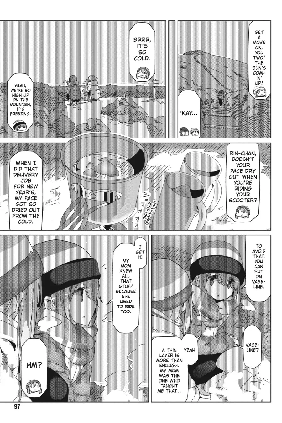 Read Laid-Back Camp chapter 50 image 16 on Lezhin