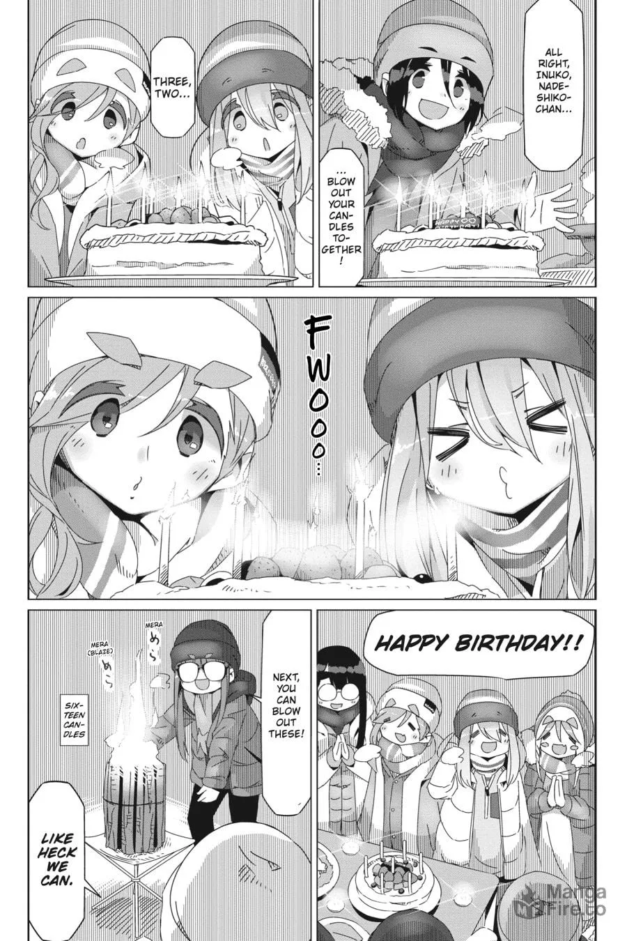 Read Laid-Back Camp chapter 50 image 5 on Lezhin