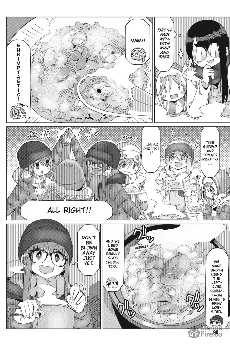 Read Laid-Back Camp chapter 50 image 9 on Lezhin