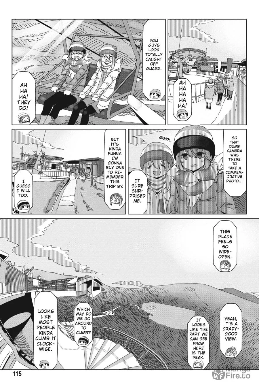 Read Laid-Back Camp chapter 51 image 8 on Lezhin
