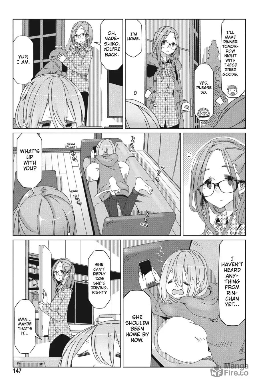 Read Laid-Back Camp chapter 52 image 14 on Lezhin