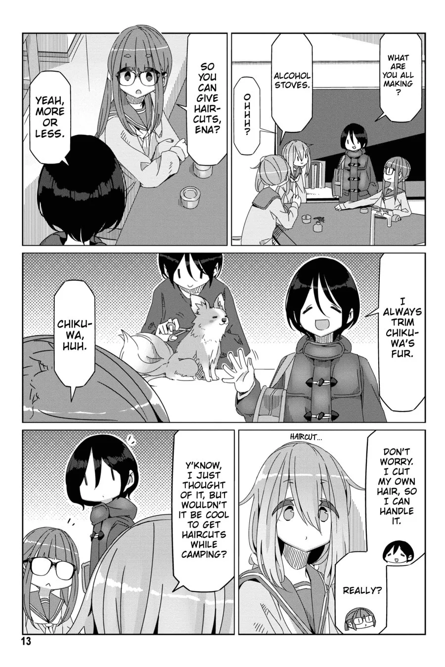 Read Laid-Back Camp chapter 53 image 10 on Lezhin
