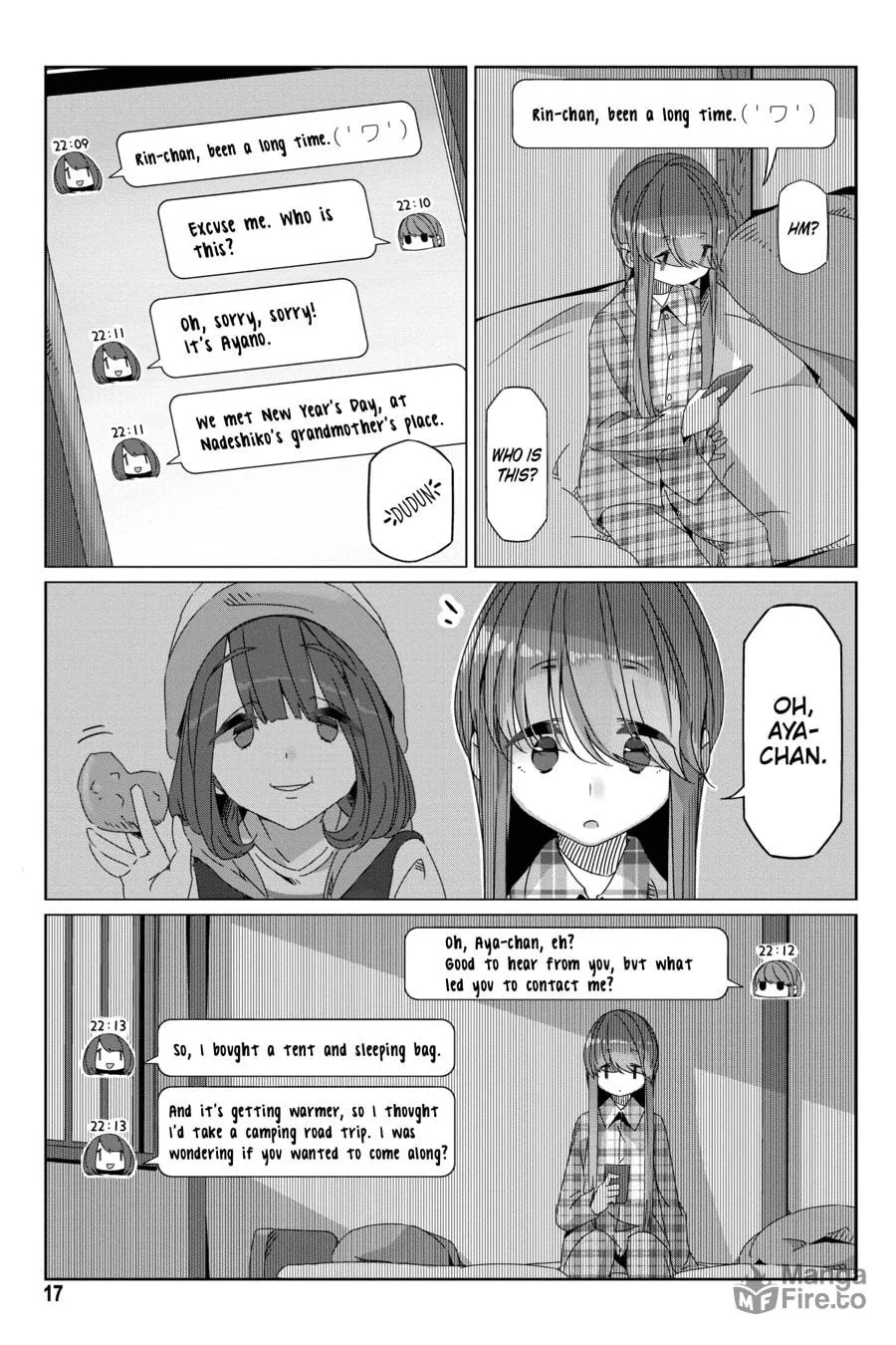 Read Laid-Back Camp chapter 53 image 14 on Lezhin