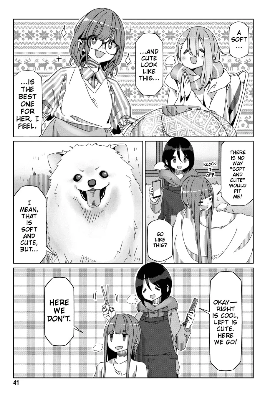 Read Laid-Back Camp chapter 54 image 12 on Lezhin