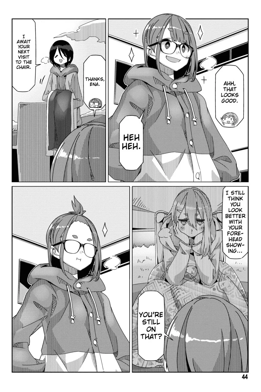 Read Laid-Back Camp chapter 54 image 15 on Lezhin