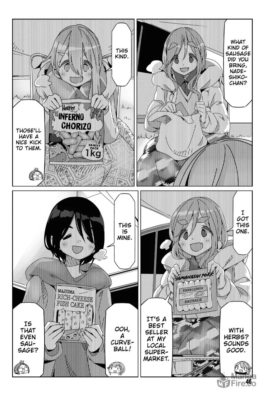 Read Laid-Back Camp chapter 54 image 17 on Lezhin