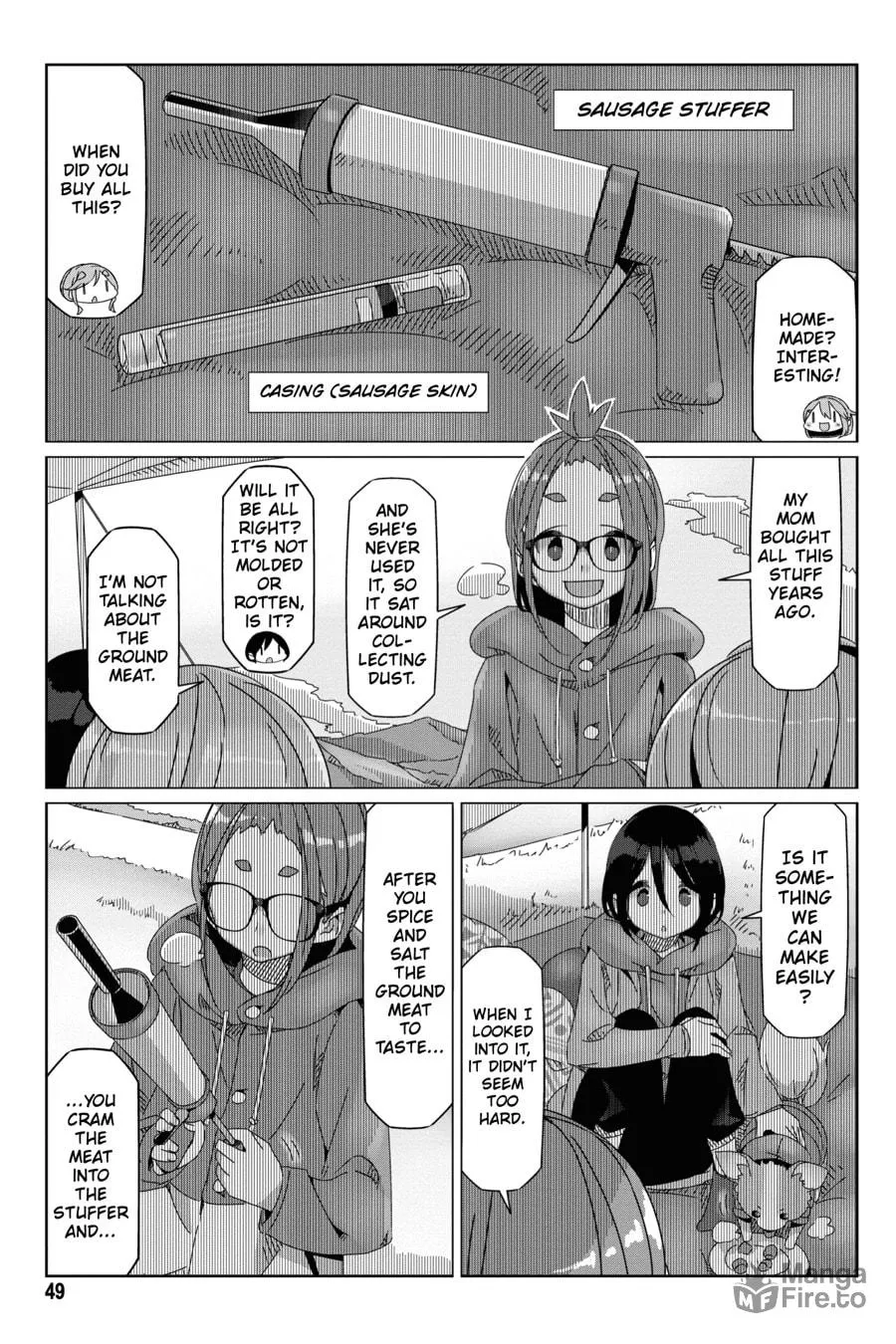Read Laid-Back Camp chapter 54 image 20 on Lezhin