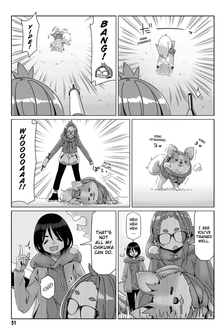 Read Laid-Back Camp chapter 54 image 22 on Lezhin