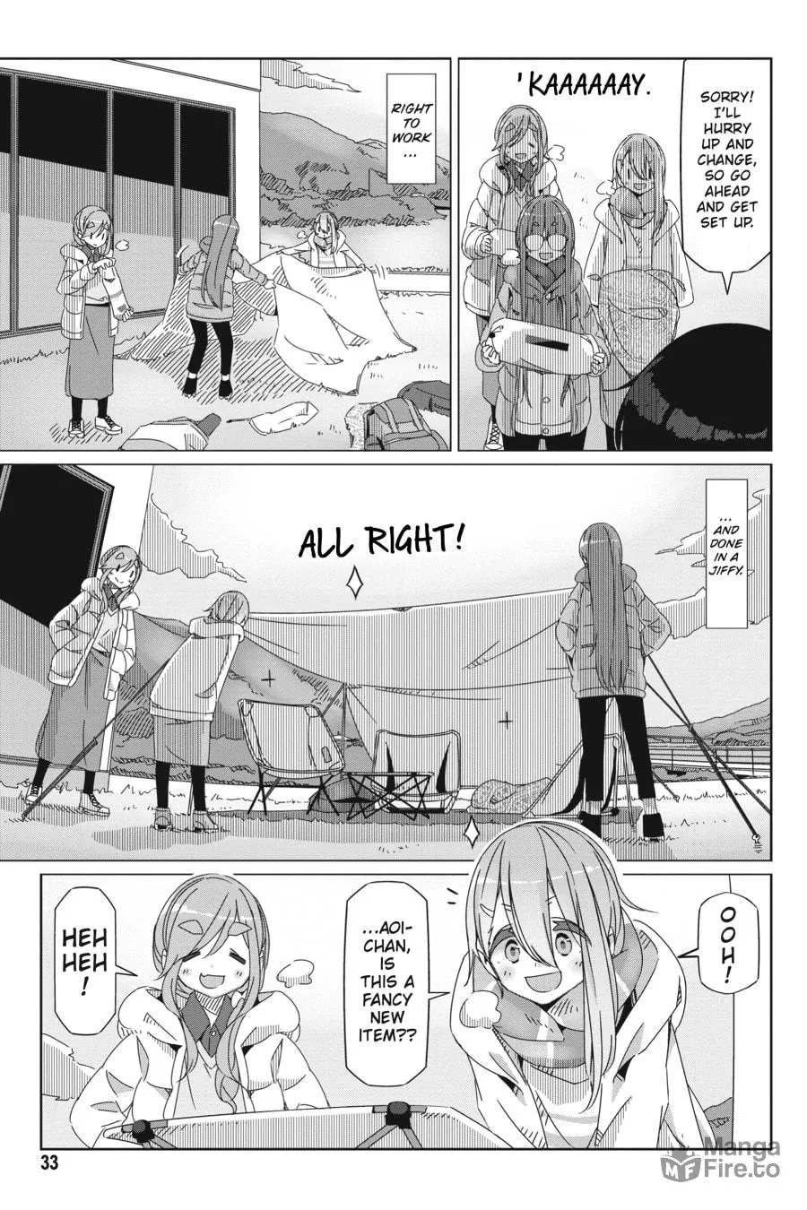 Read Laid-Back Camp chapter 54 image 4 on Lezhin
