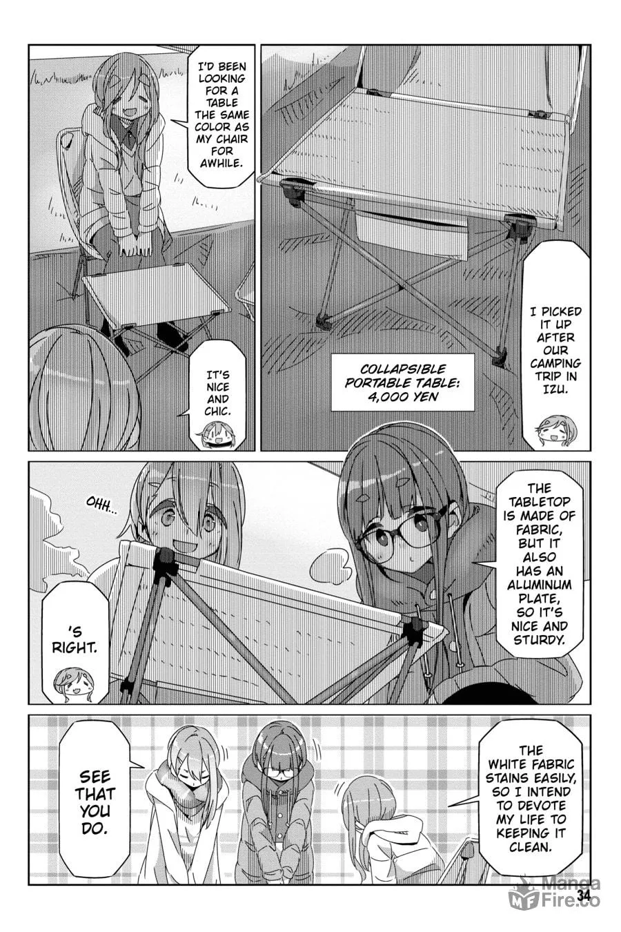 Read Laid-Back Camp chapter 54 image 5 on Lezhin