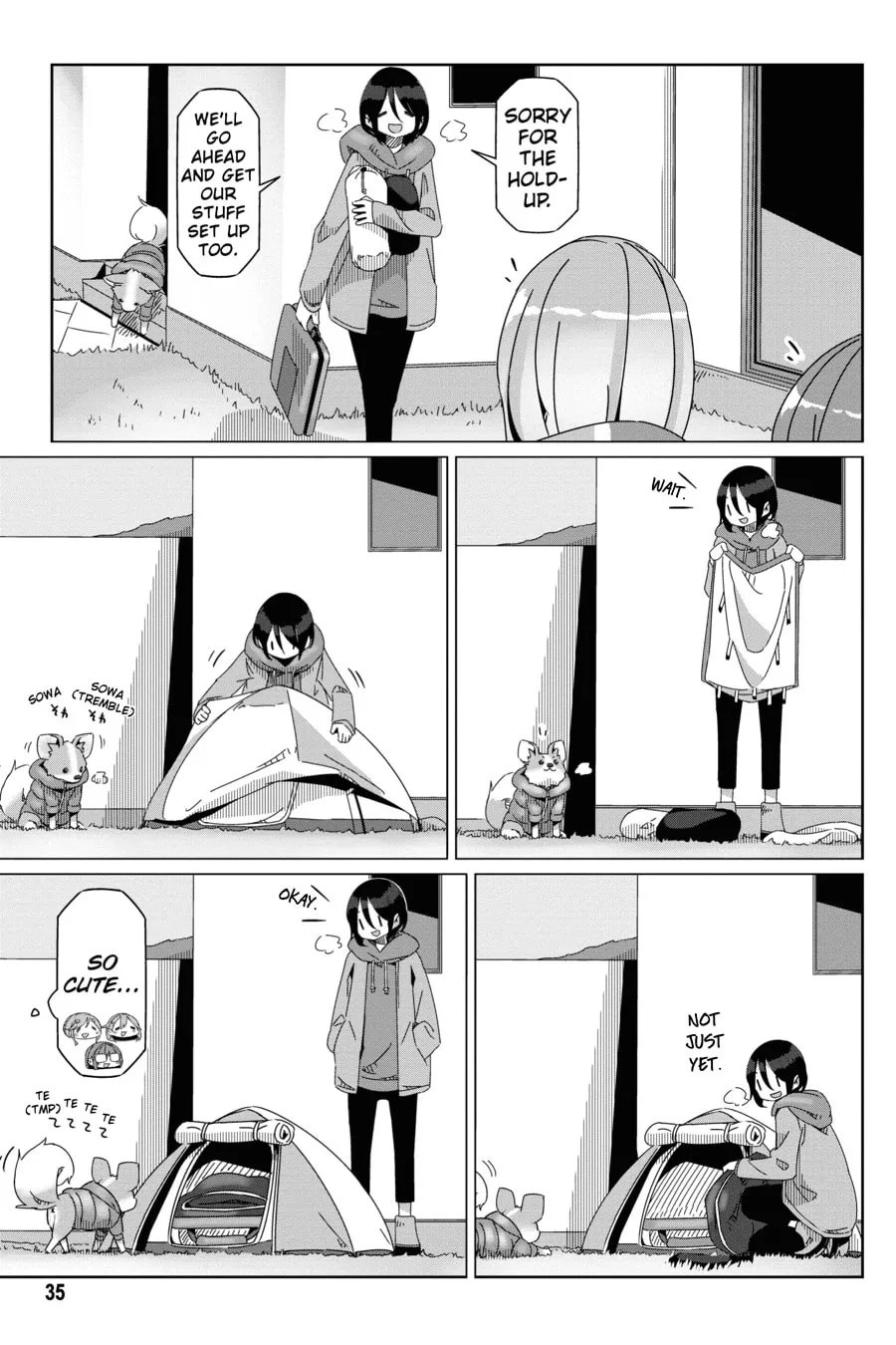 Read Laid-Back Camp chapter 54 image 6 on Lezhin