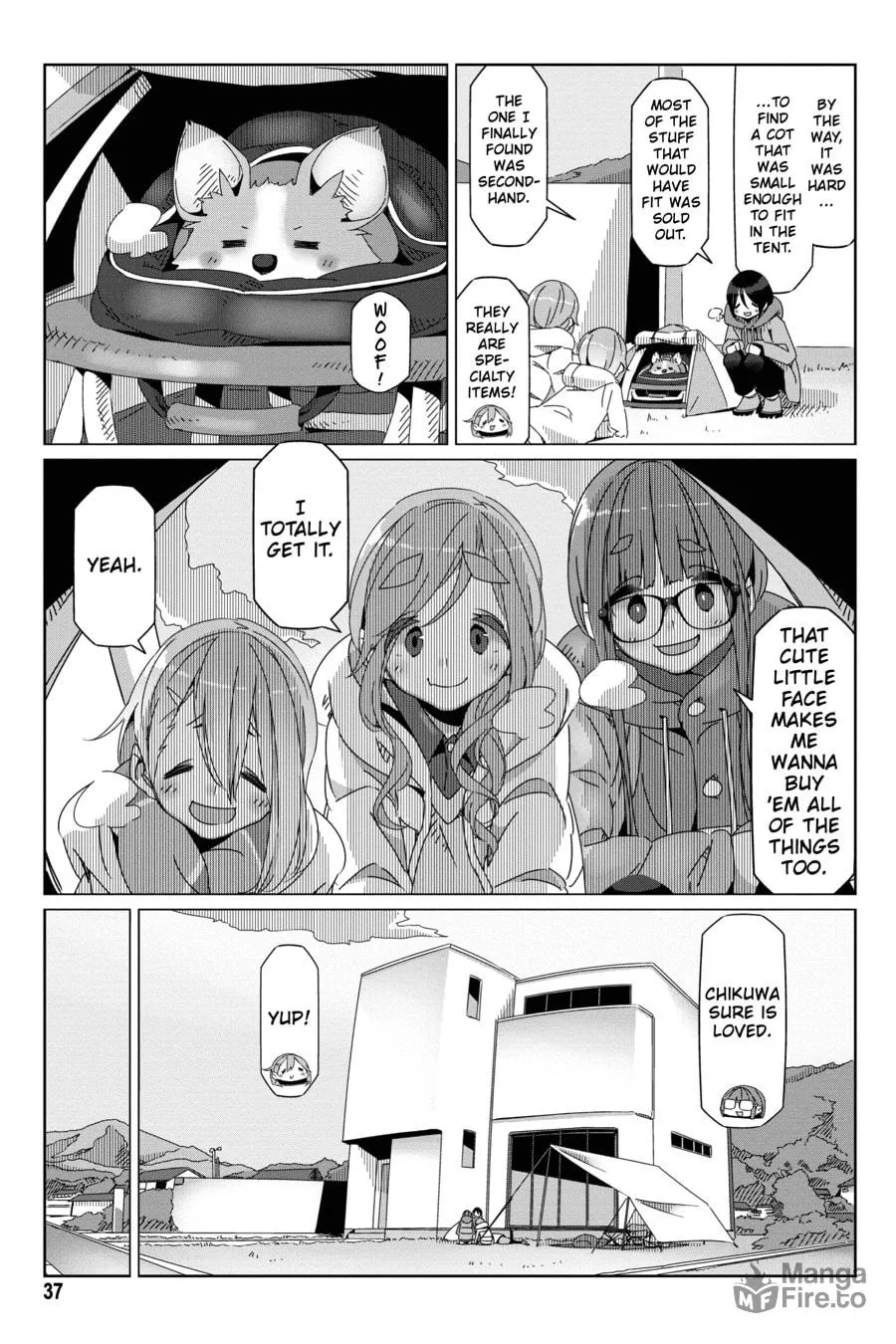 Read Laid-Back Camp chapter 54 image 8 on Lezhin