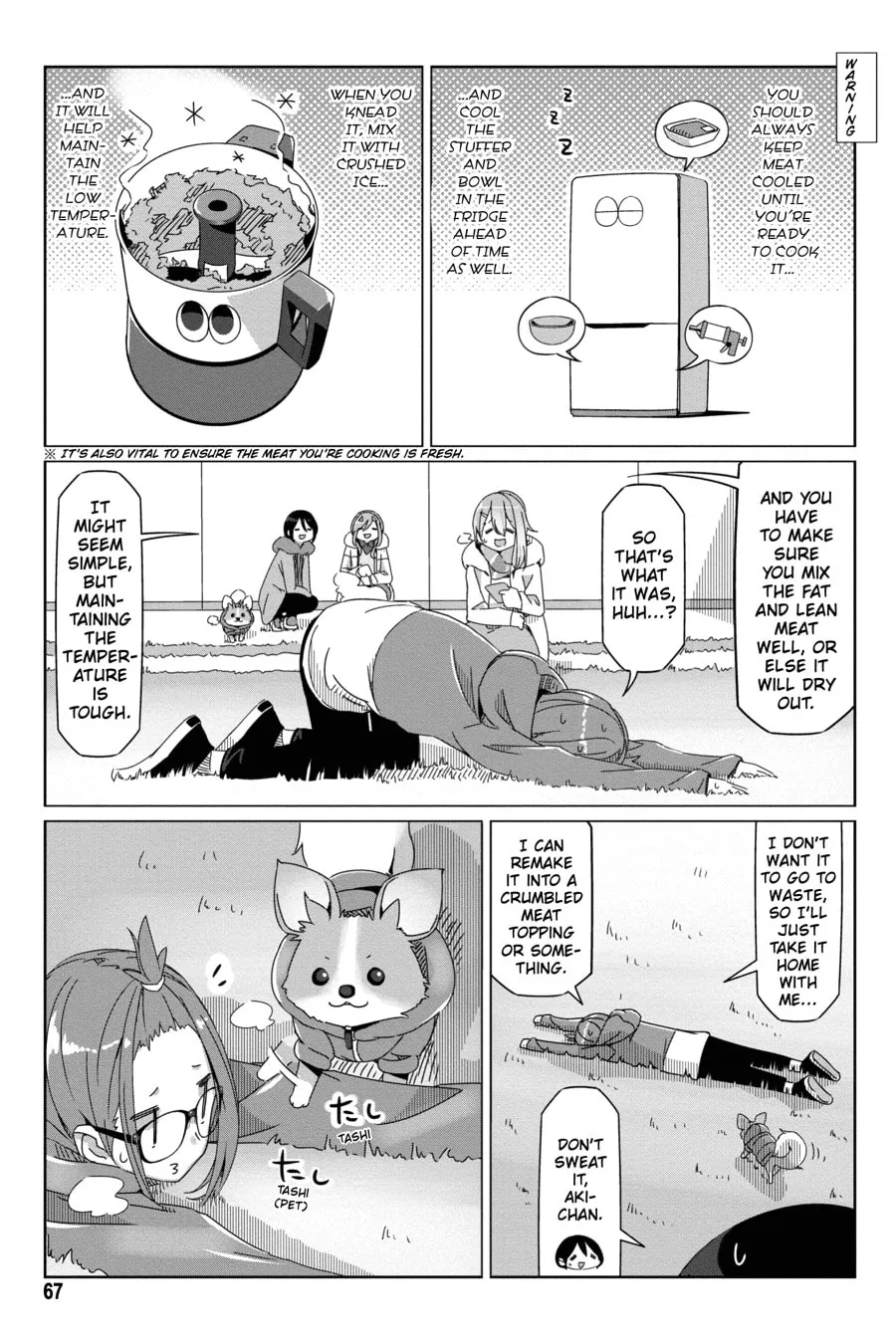 Read Laid-Back Camp chapter 55 image 12 on Lezhin