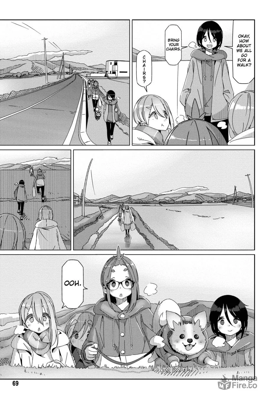 Read Laid-Back Camp chapter 55 image 14 on Lezhin