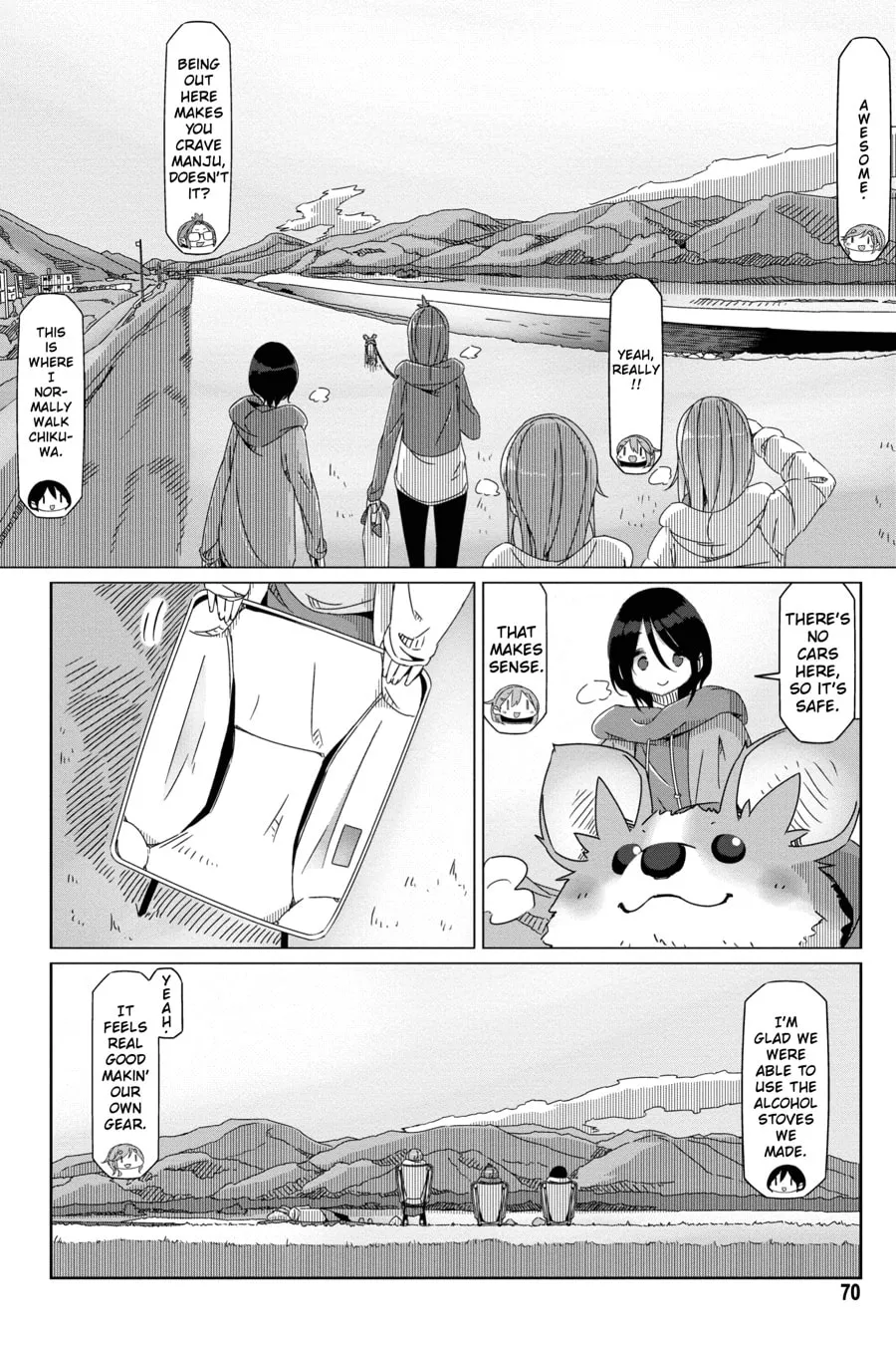 Read Laid-Back Camp chapter 55 image 15 on Lezhin