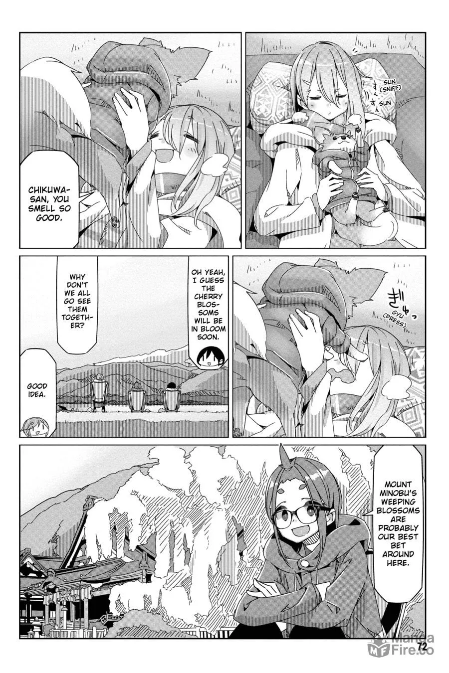 Read Laid-Back Camp chapter 55 image 17 on Lezhin