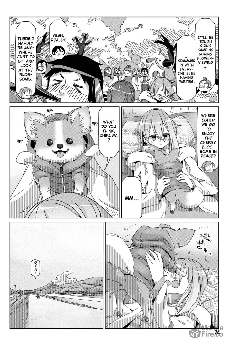 Read Laid-Back Camp chapter 55 image 19 on Lezhin