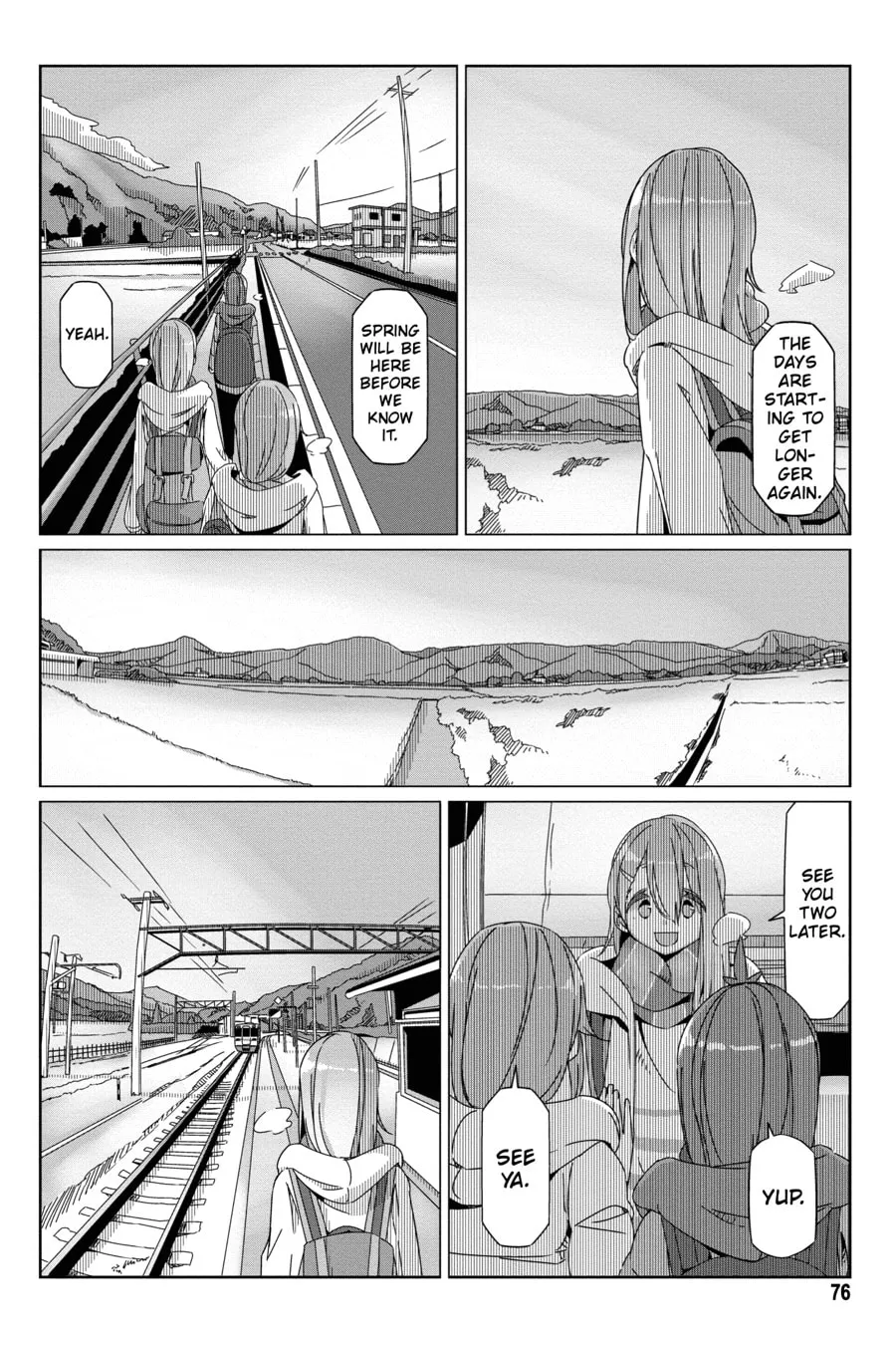 Read Laid-Back Camp chapter 55 image 21 on Lezhin