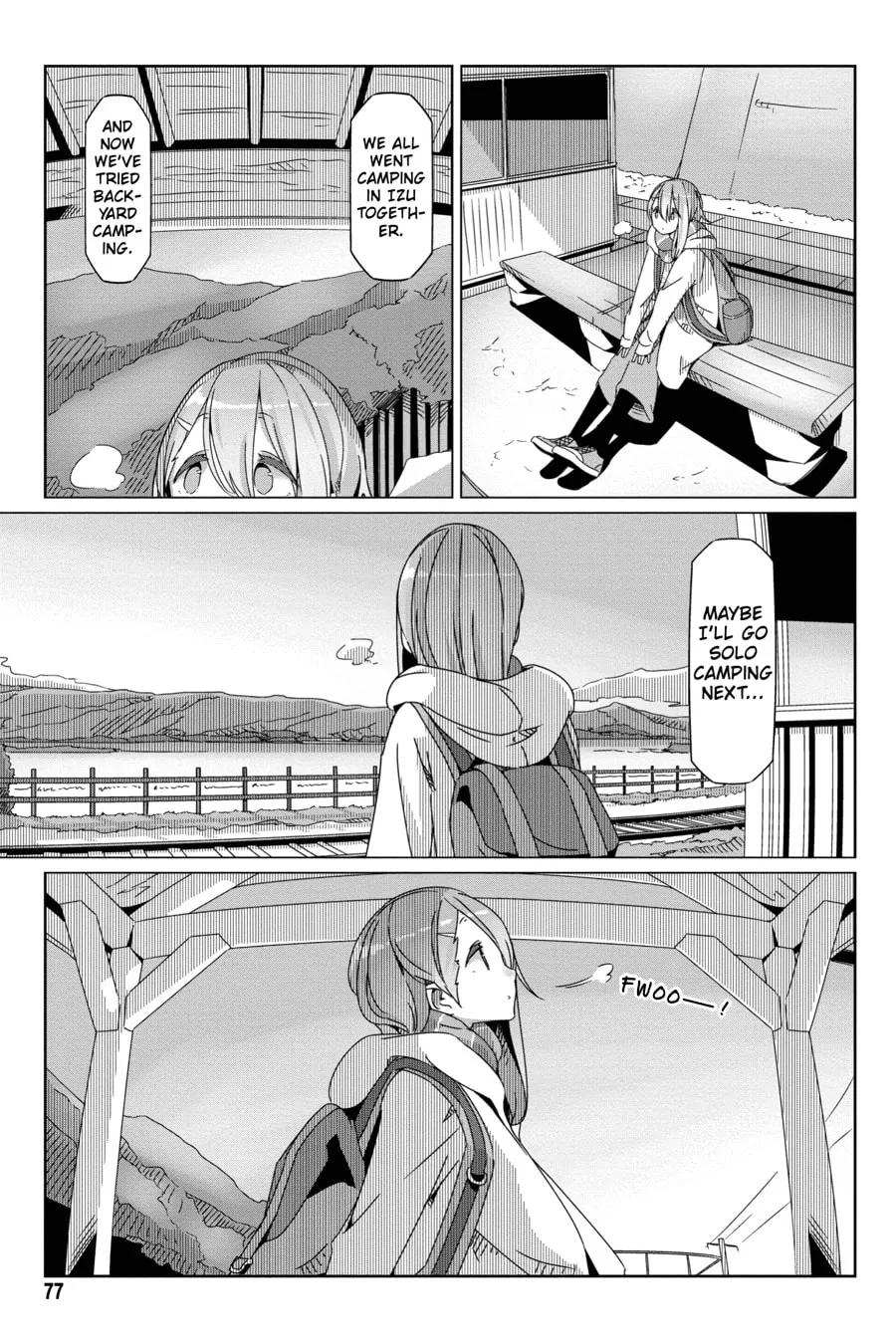 Read Laid-Back Camp chapter 55 image 22 on Lezhin