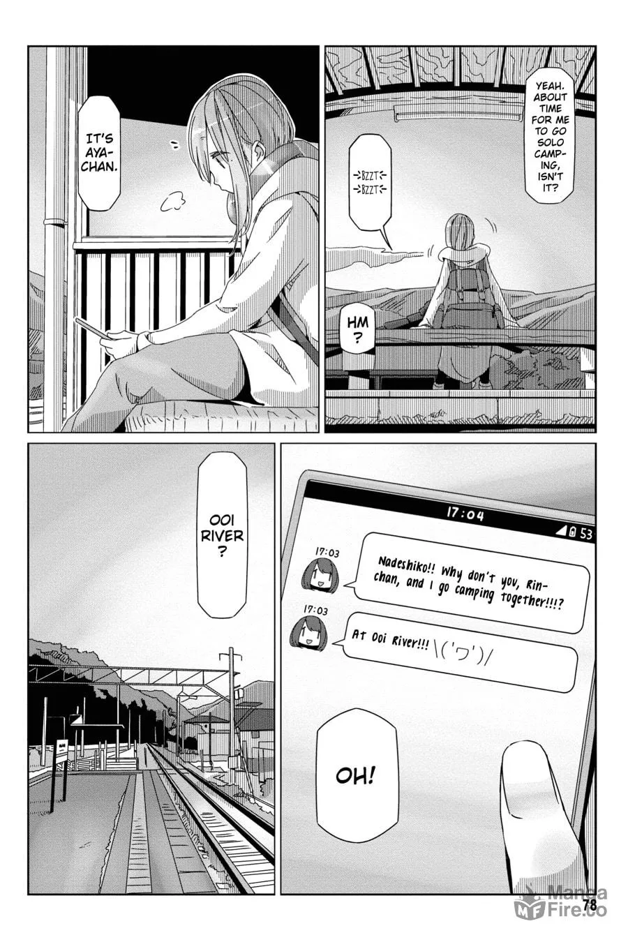 Read Laid-Back Camp chapter 55 image 23 on Lezhin