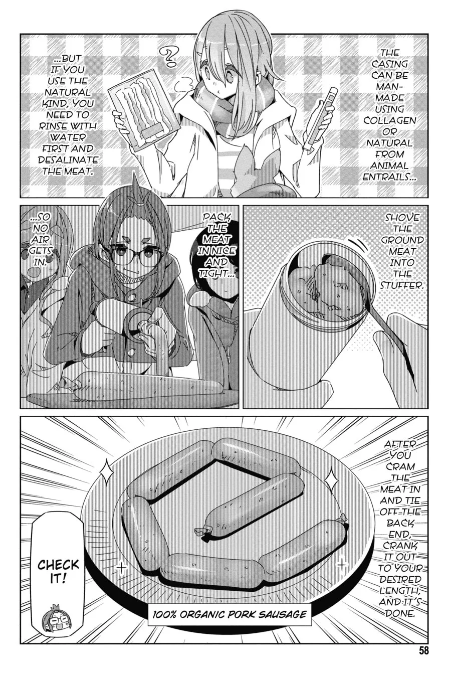 Read Laid-Back Camp chapter 55 image 3 on Lezhin