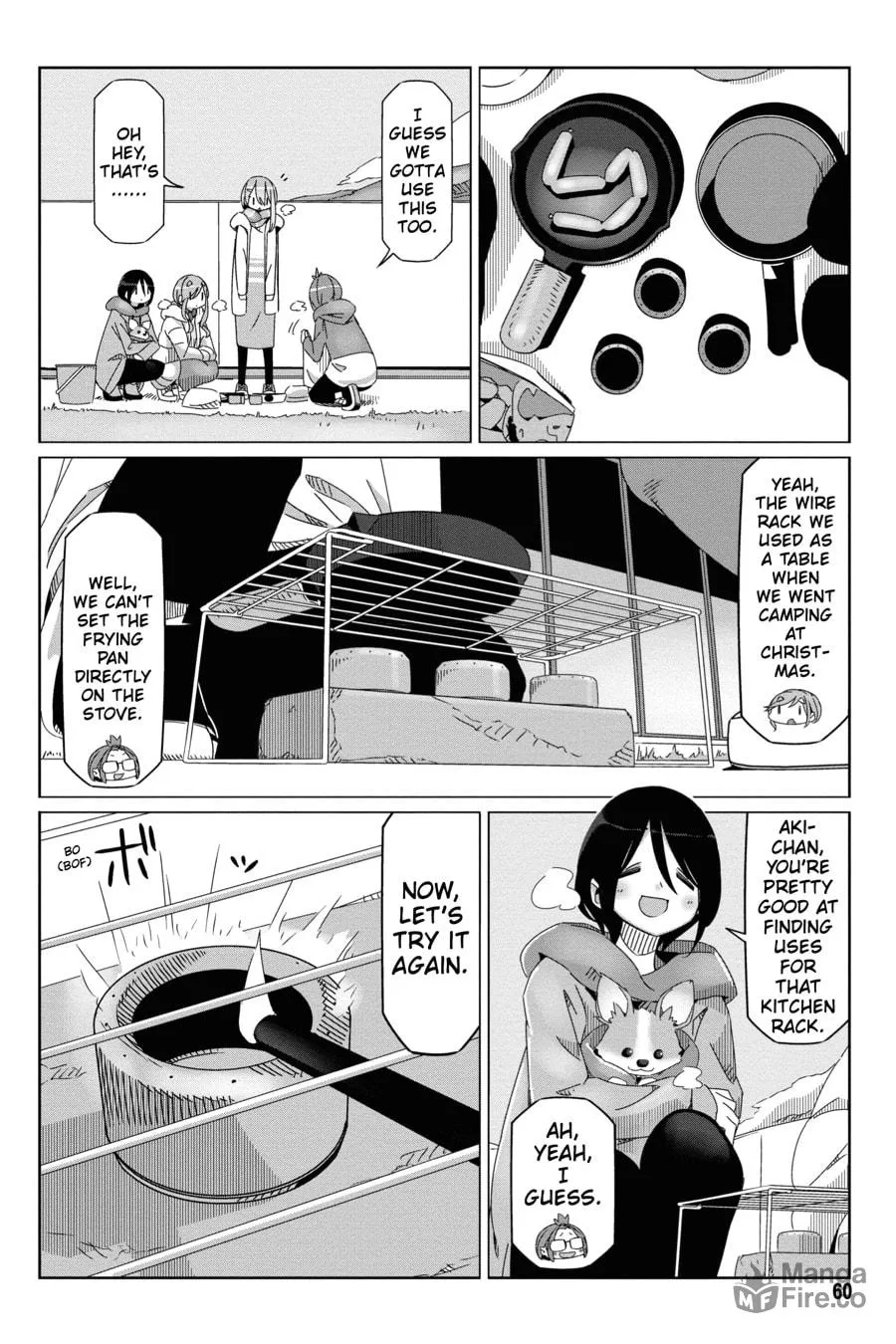 Read Laid-Back Camp chapter 55 image 5 on Lezhin