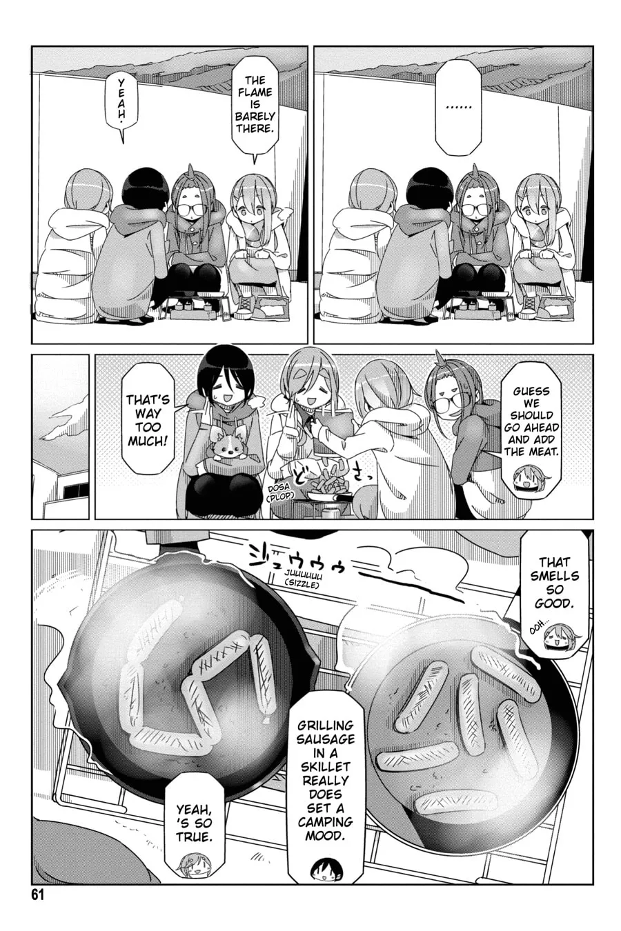 Read Laid-Back Camp chapter 55 image 6 on Lezhin