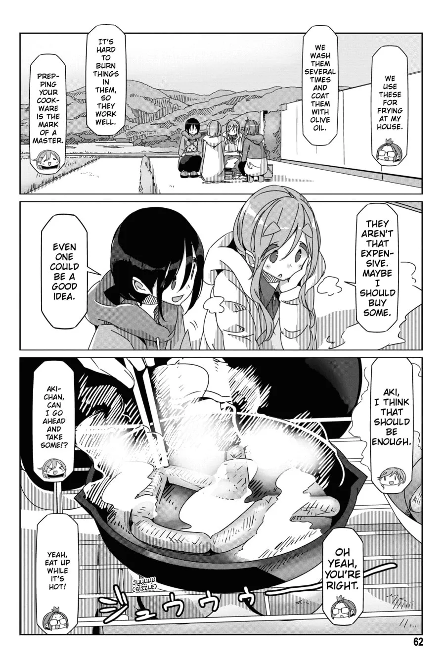 Read Laid-Back Camp chapter 55 image 7 on Lezhin