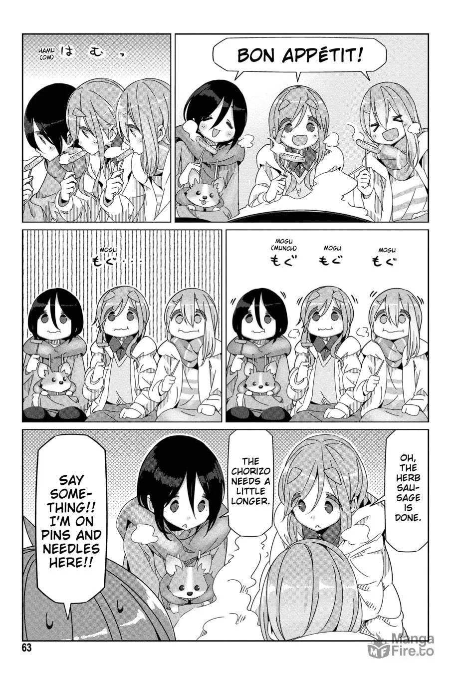Read Laid-Back Camp chapter 55 image 8 on Lezhin