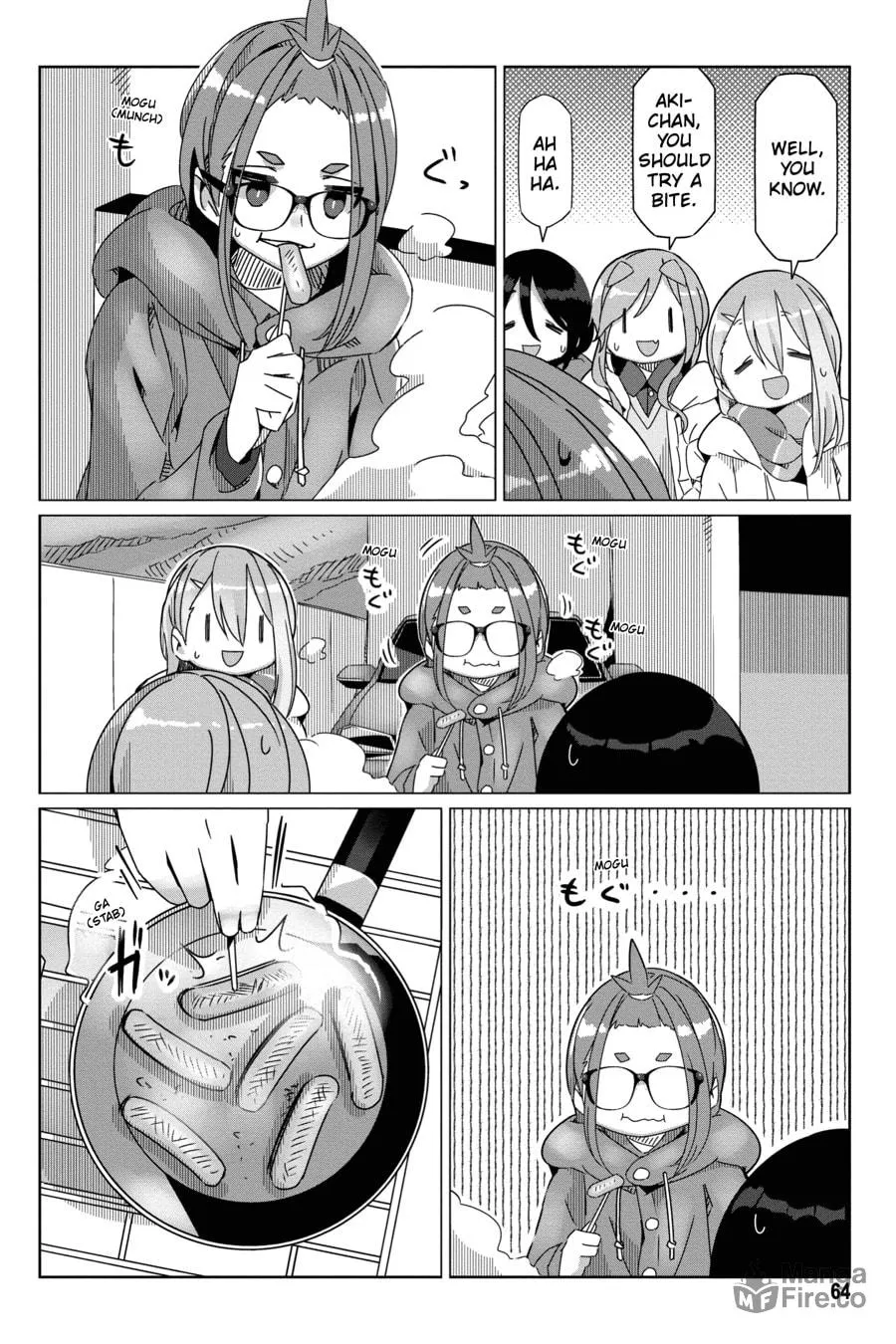 Read Laid-Back Camp chapter 55 image 9 on Lezhin