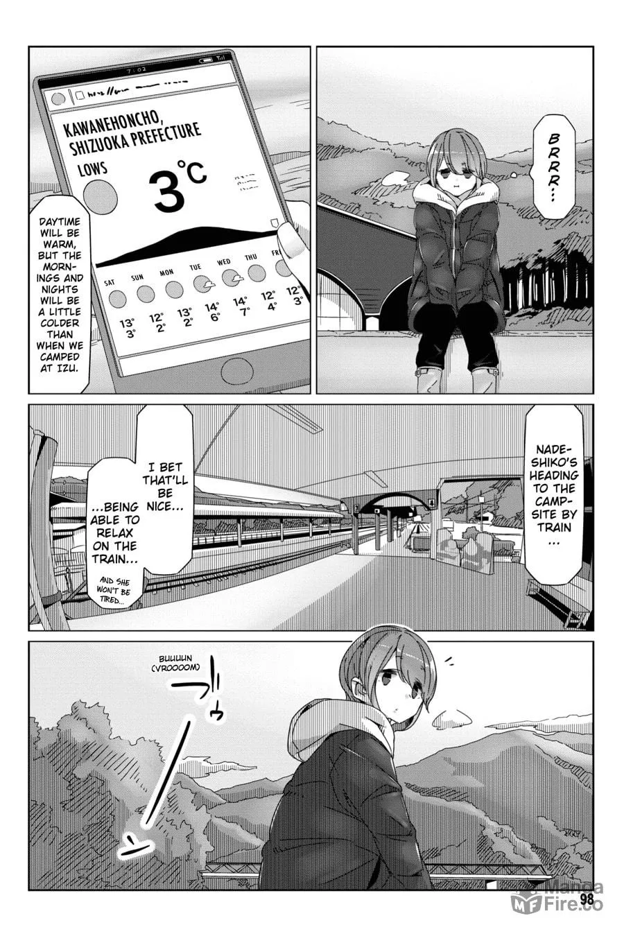 Read Laid-Back Camp chapter 56 image 17 on Lezhin