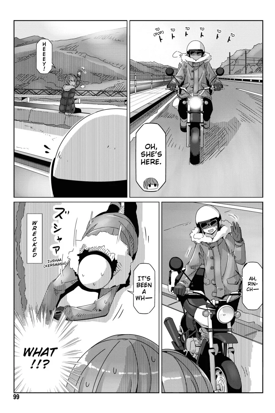 Read Laid-Back Camp chapter 56 image 18 on Lezhin