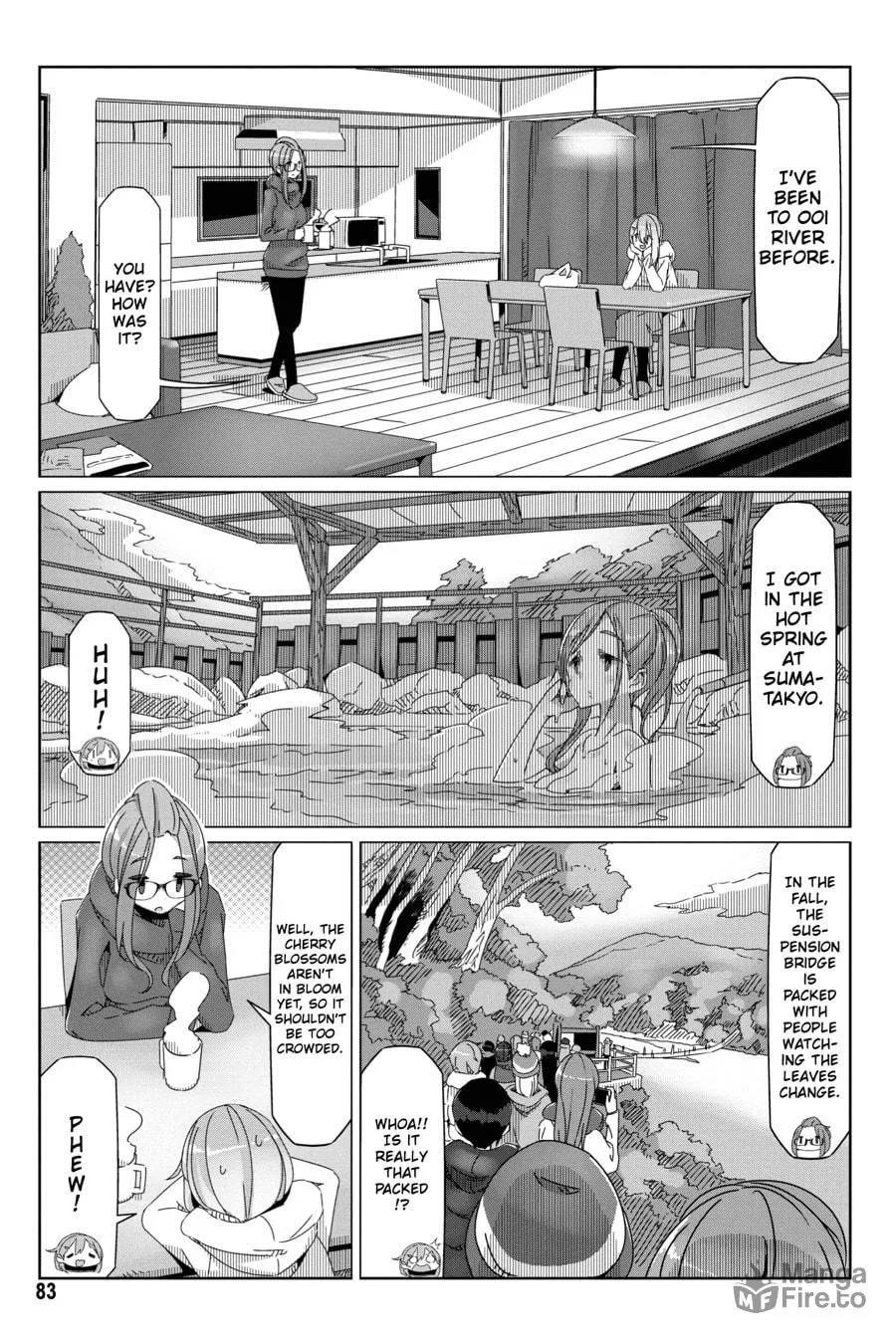 Read Laid-Back Camp chapter 56 image 2 on Lezhin