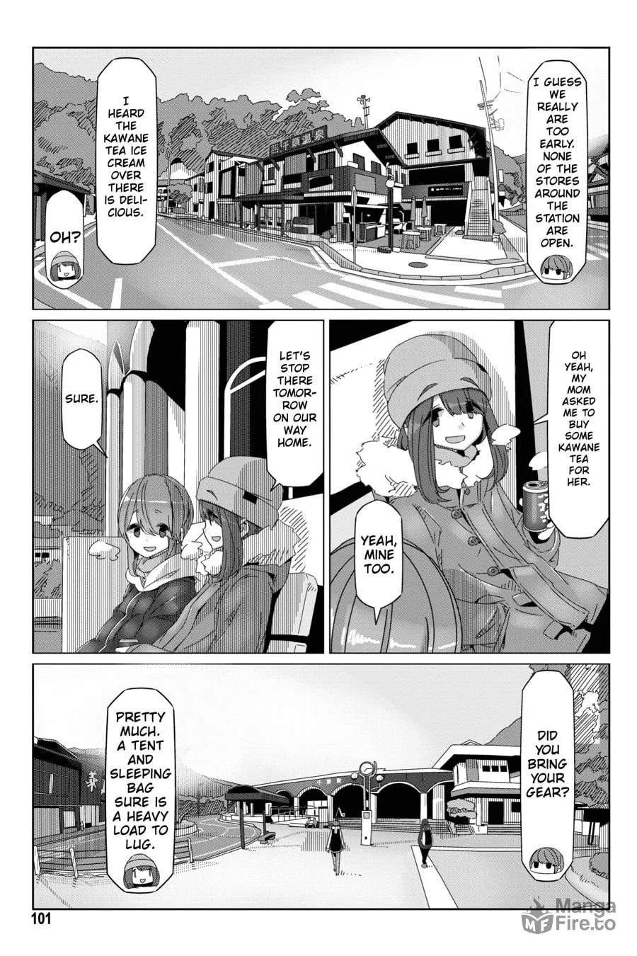 Read Laid-Back Camp chapter 56 image 20 on Lezhin