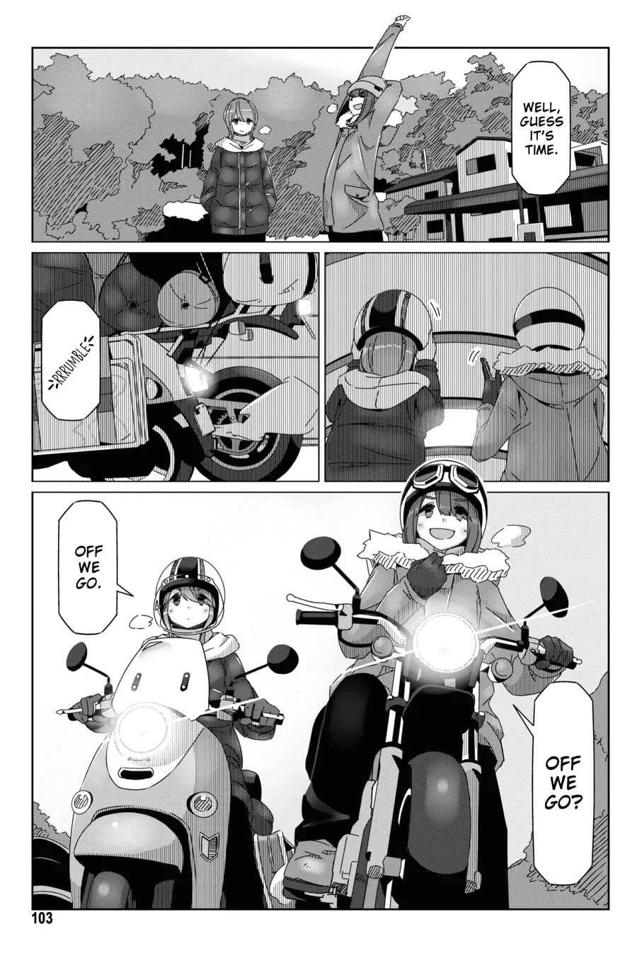 Read Laid-Back Camp chapter 56 image 22 on Lezhin