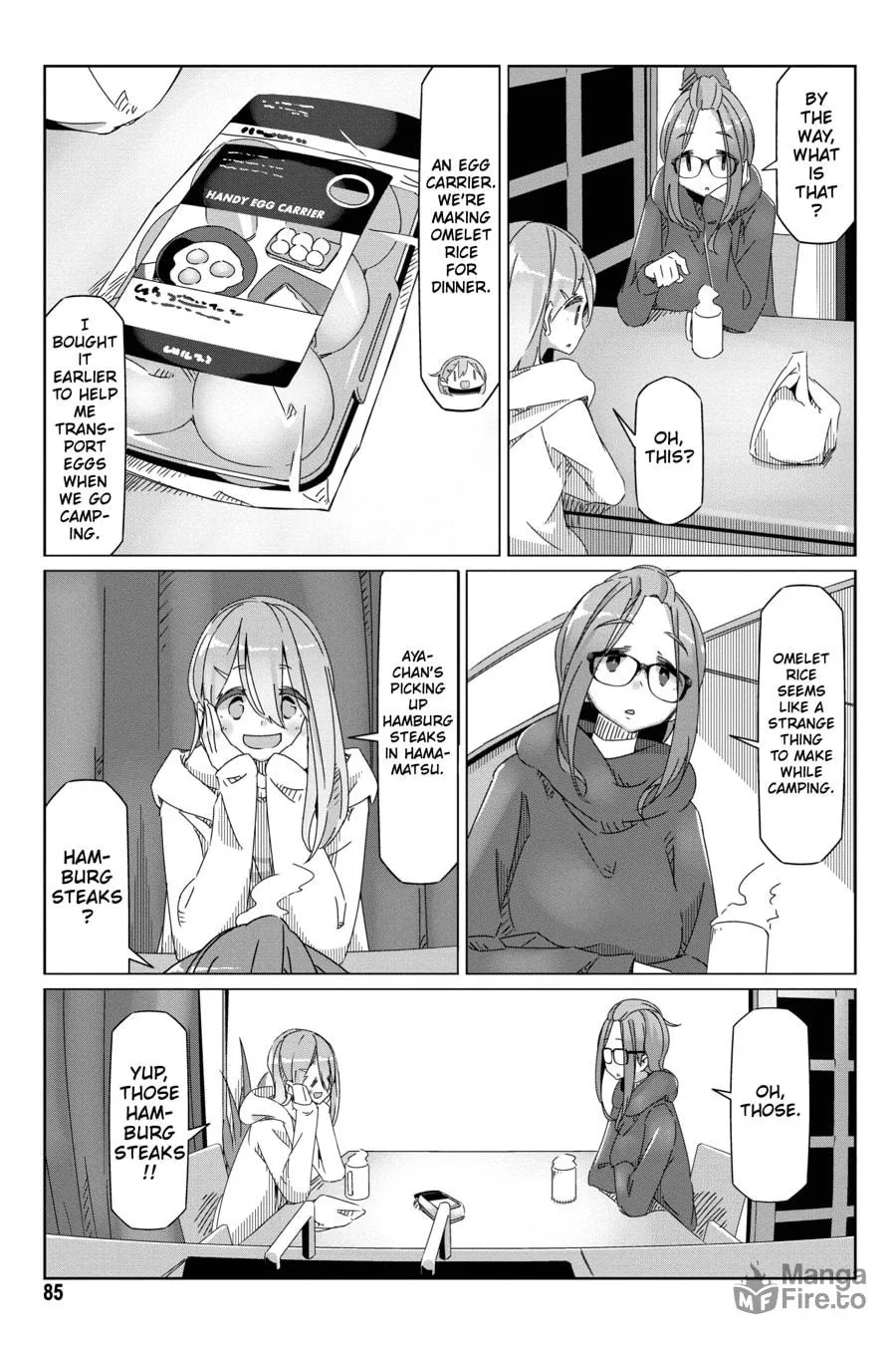 Read Laid-Back Camp chapter 56 image 4 on Lezhin