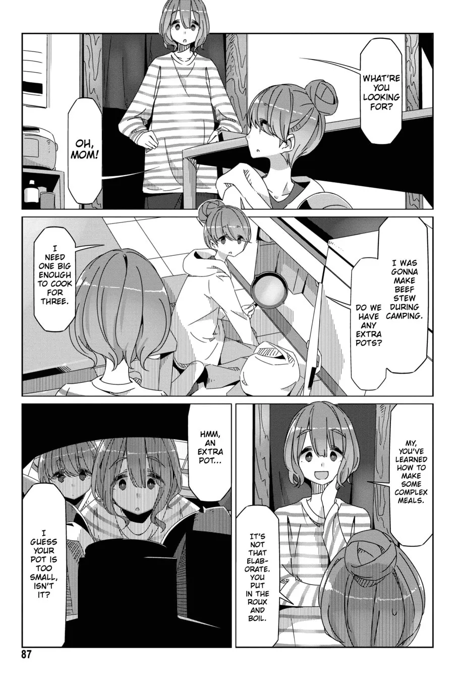 Read Laid-Back Camp chapter 56 image 6 on Lezhin