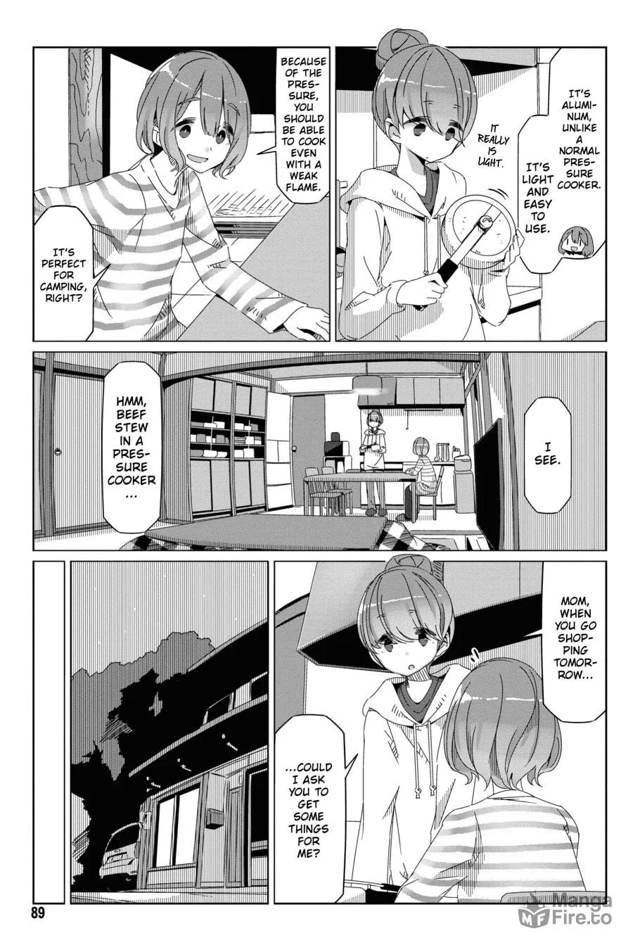 Read Laid-Back Camp chapter 56 image 8 on Lezhin