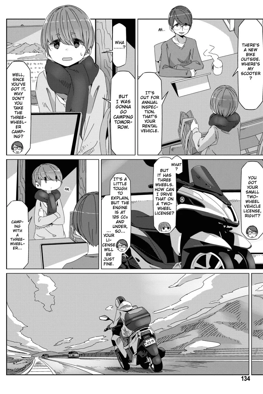 Read Laid-Back Camp chapter 57.1 image 1 on Lezhin