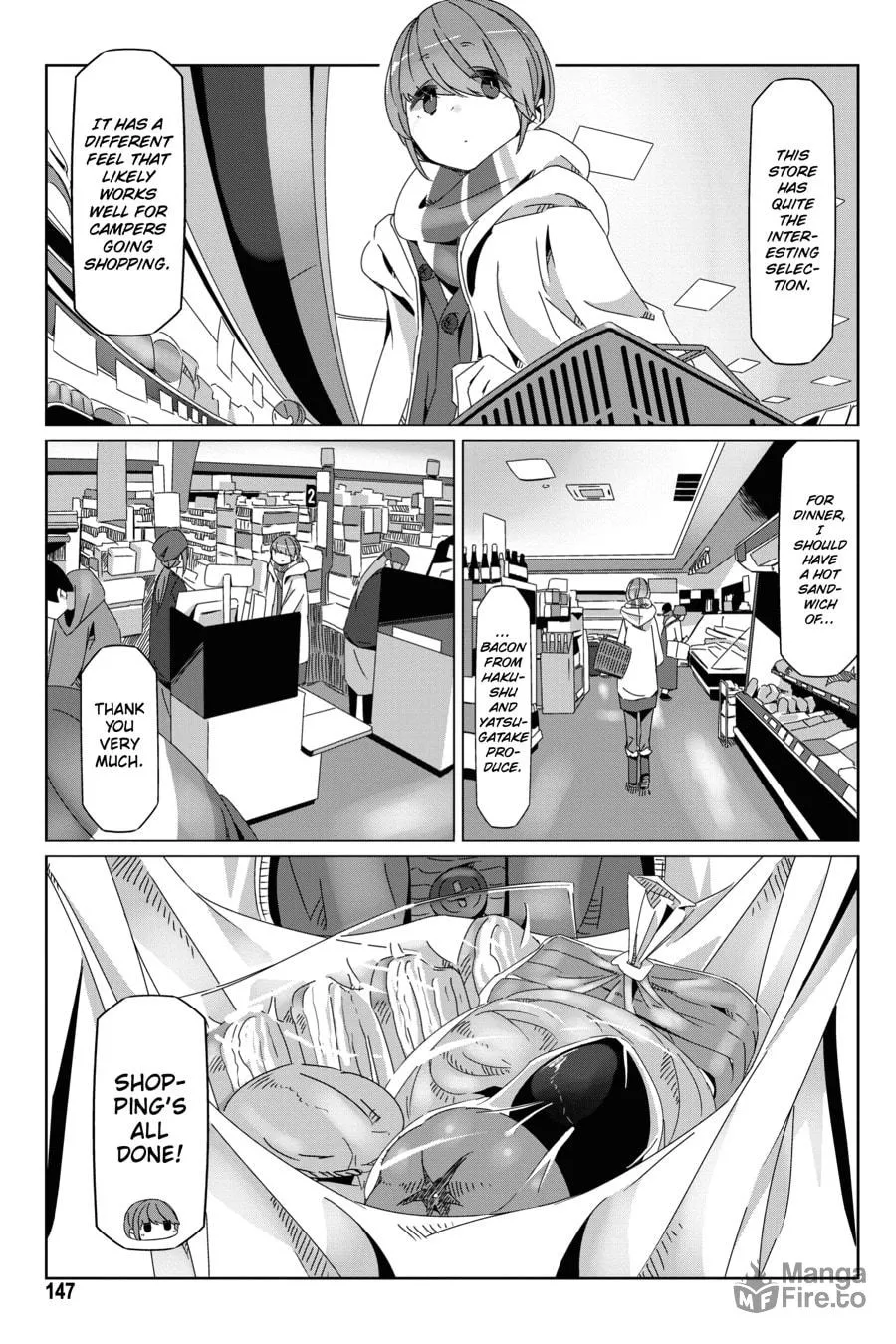 Read Laid-Back Camp chapter 57.1 image 14 on Lezhin