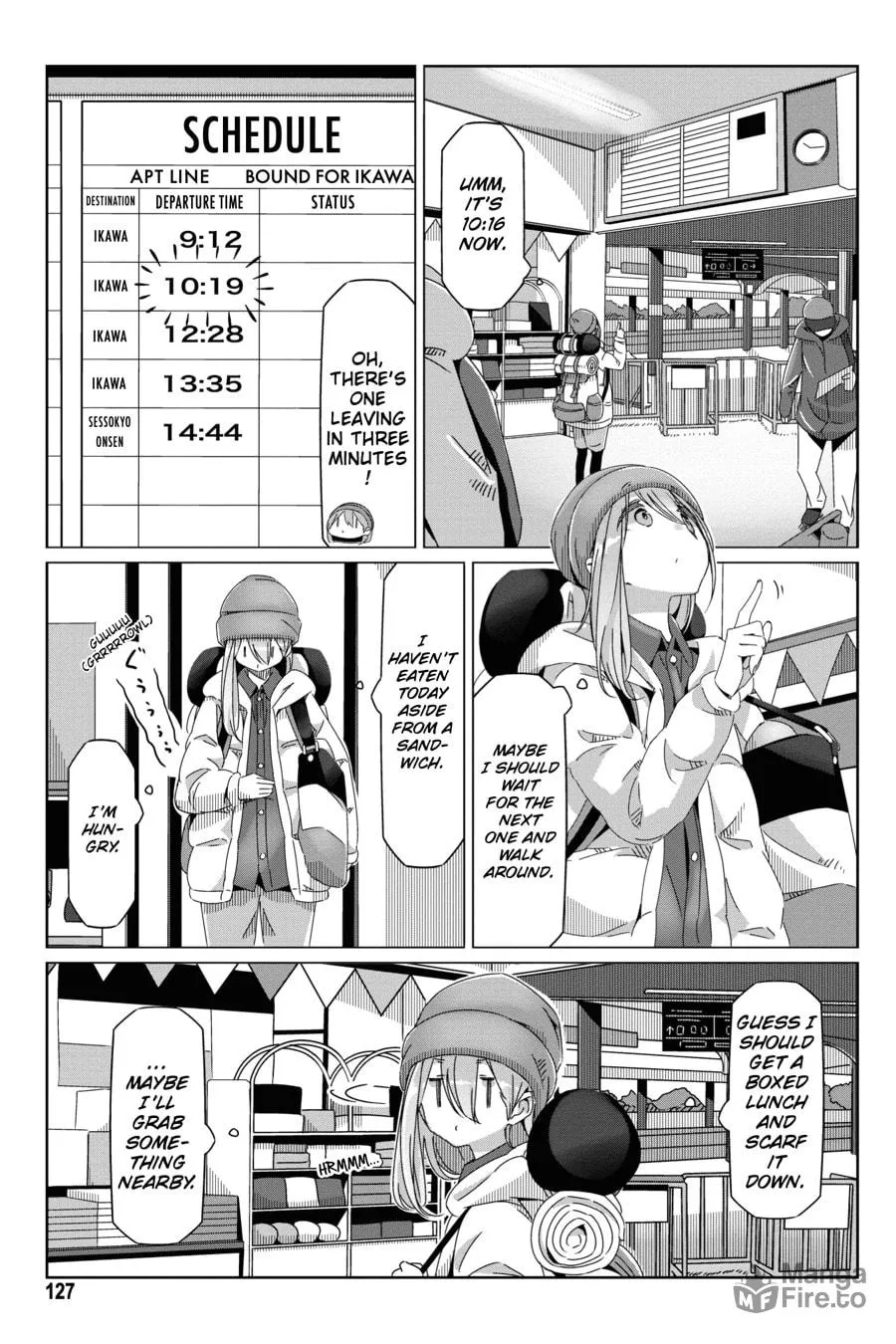 Read Laid-Back Camp chapter 57 image 20 on Lezhin