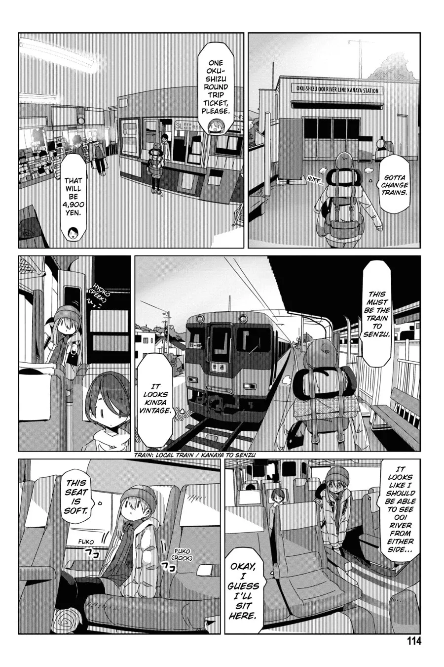 Read Laid-Back Camp chapter 57 image 7 on Lezhin