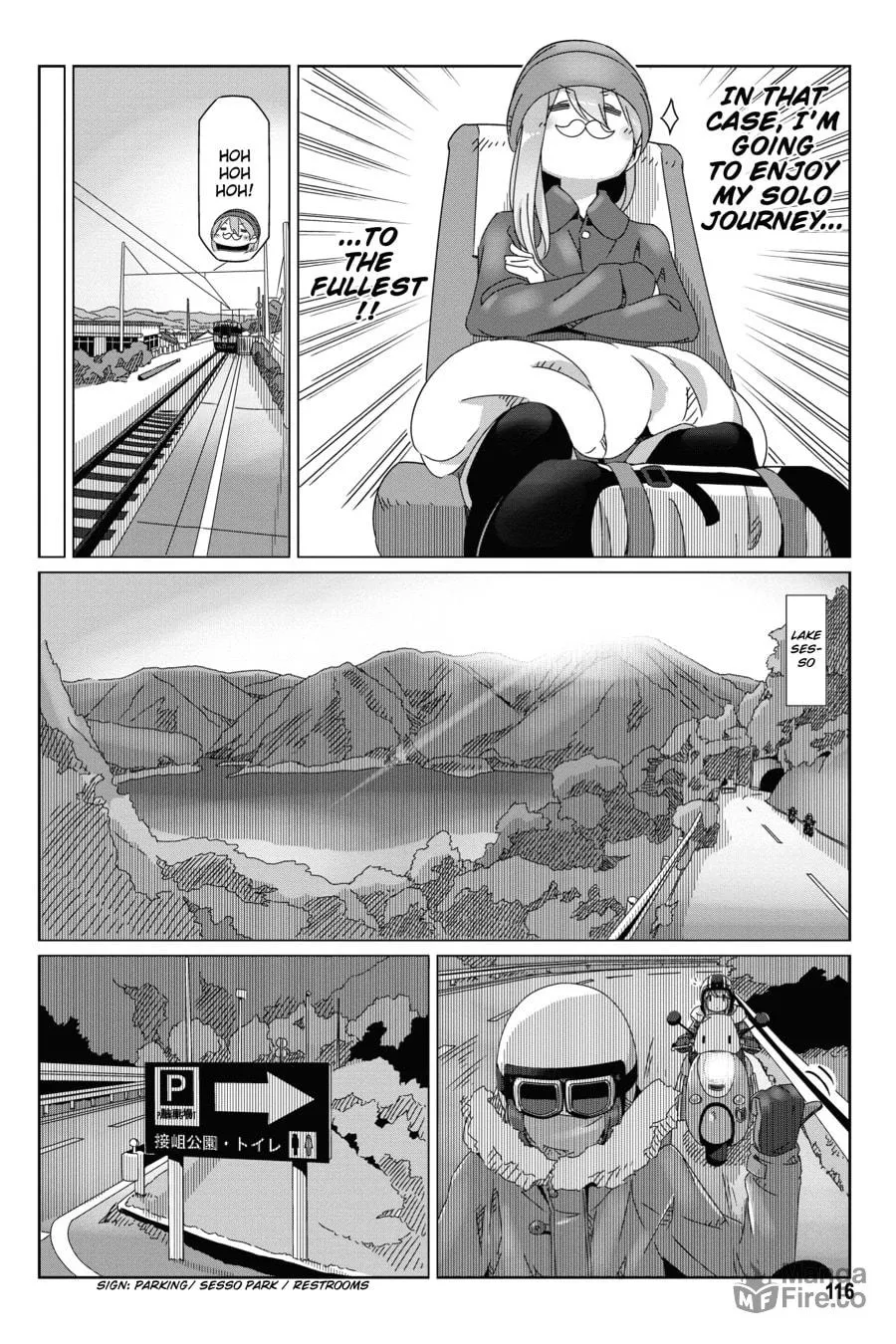 Read Laid-Back Camp chapter 57 image 9 on Lezhin