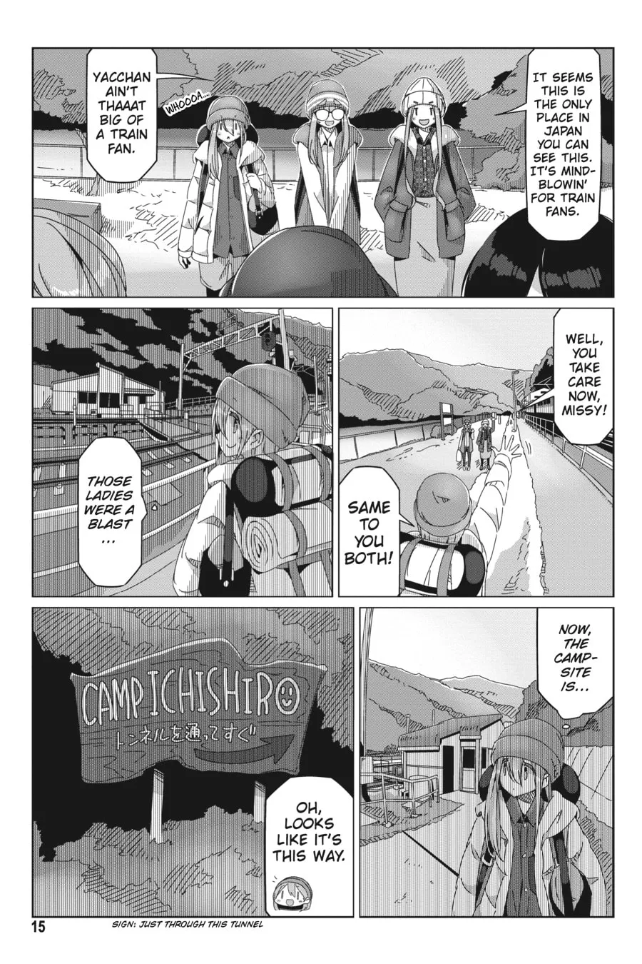 Read Laid-Back Camp chapter 58 image 12 on Lezhin