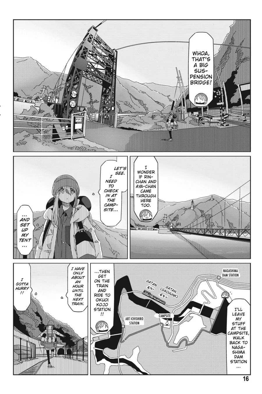 Read Laid-Back Camp chapter 58 image 13 on Lezhin