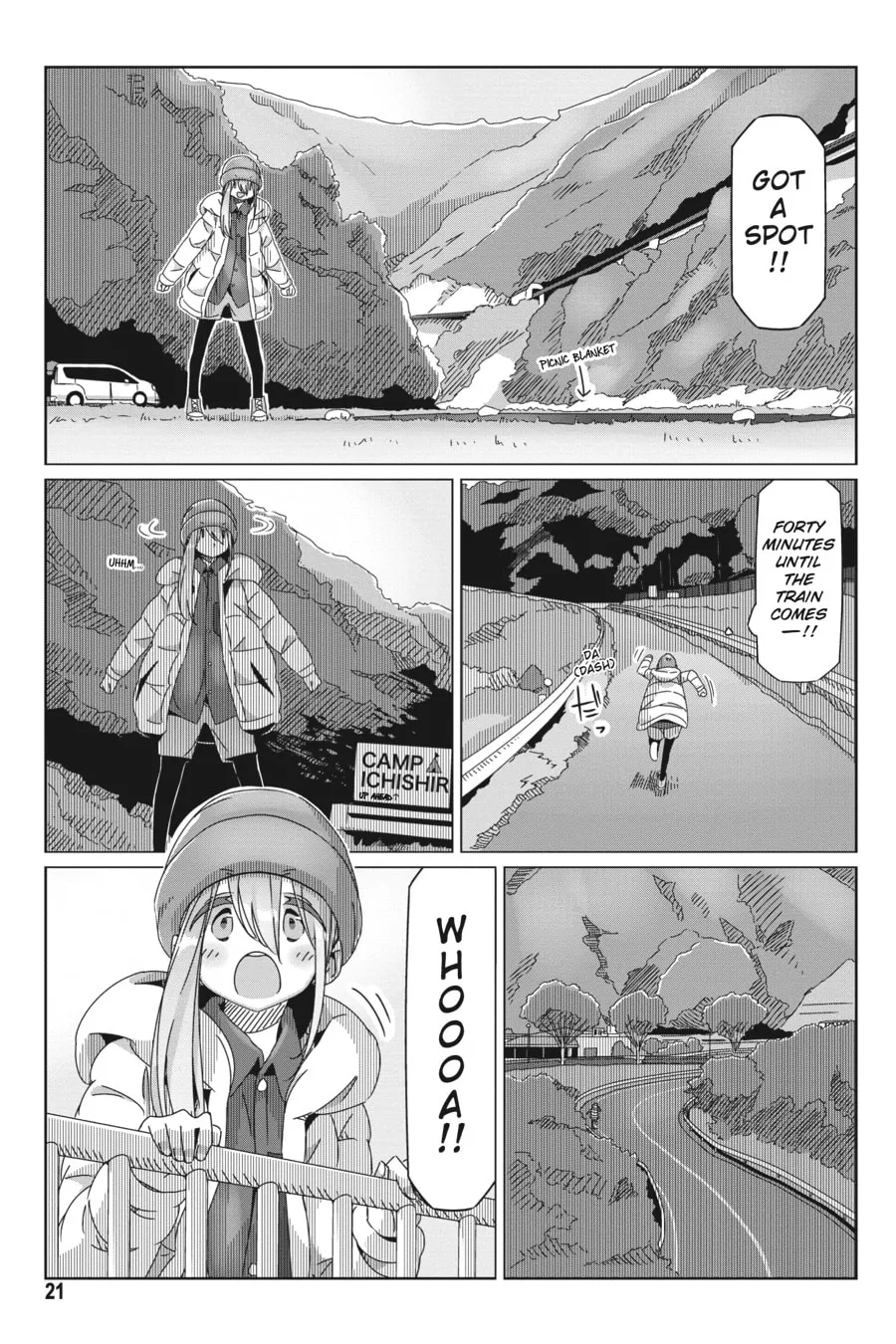 Read Laid-Back Camp chapter 58 image 18 on Lezhin
