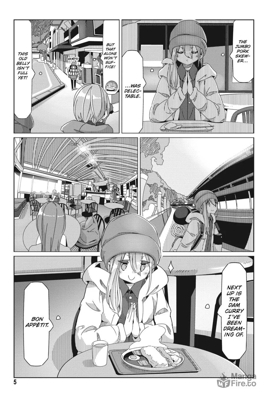 Read Laid-Back Camp chapter 58 image 2 on Lezhin