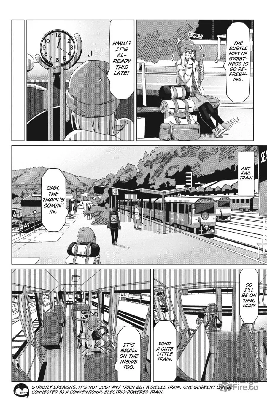 Read Laid-Back Camp chapter 58 image 5 on Lezhin