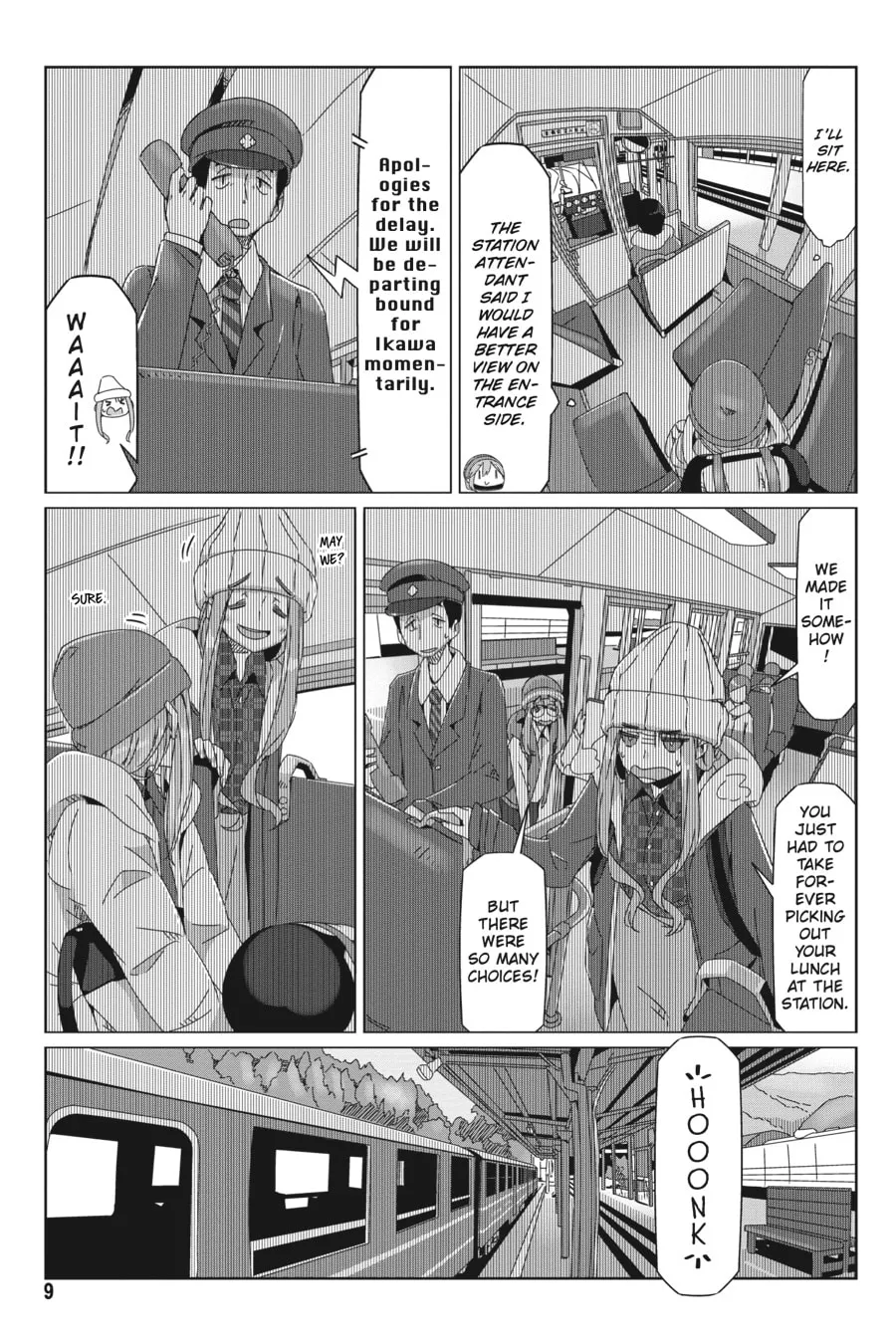 Read Laid-Back Camp chapter 58 image 6 on Lezhin