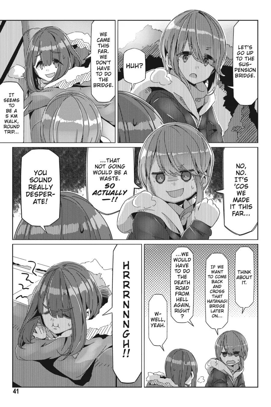 Read Laid-Back Camp chapter 59 image 12 on Lezhin